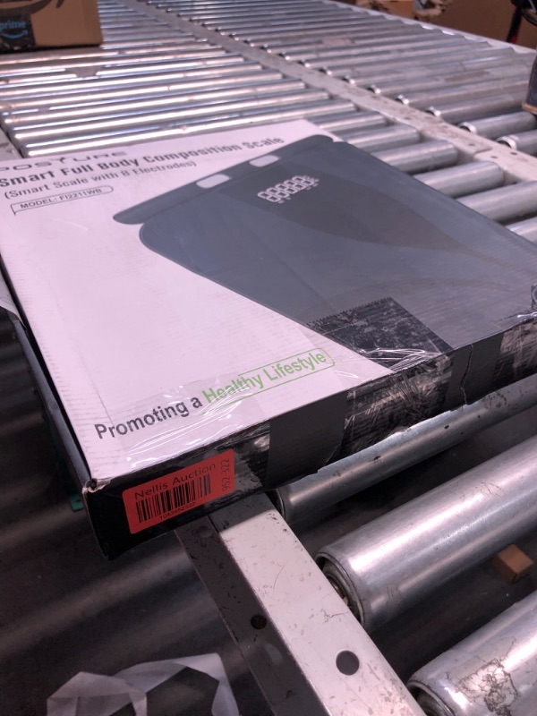 Photo 1 of Posture Scale for Body Weight and Fat Percentage, 8 Electrodes Larger Platform Digital Scale for BMI 28 Body Composition Measurement, Bathroom Smart Scales with LED Display FSA or HSA Eligible