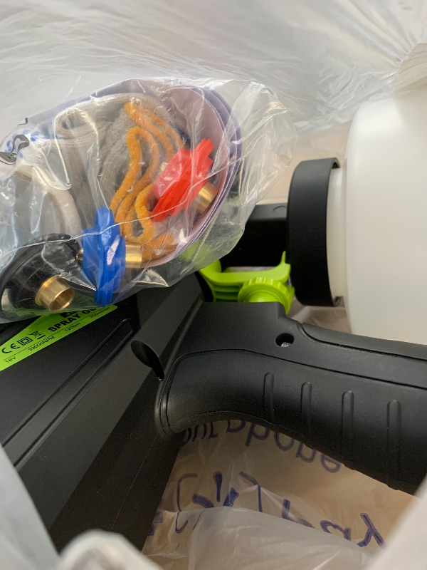 Photo 1 of ONEFINSH Cordless Paint Sprayer for Ryobi 18V Battery, Handheld HVLP Paint Gun with 3 Spray Patterns & 4 Nozzles, Ideal for DIY Projects, House Painting, Furniture & More (No Battery Included)