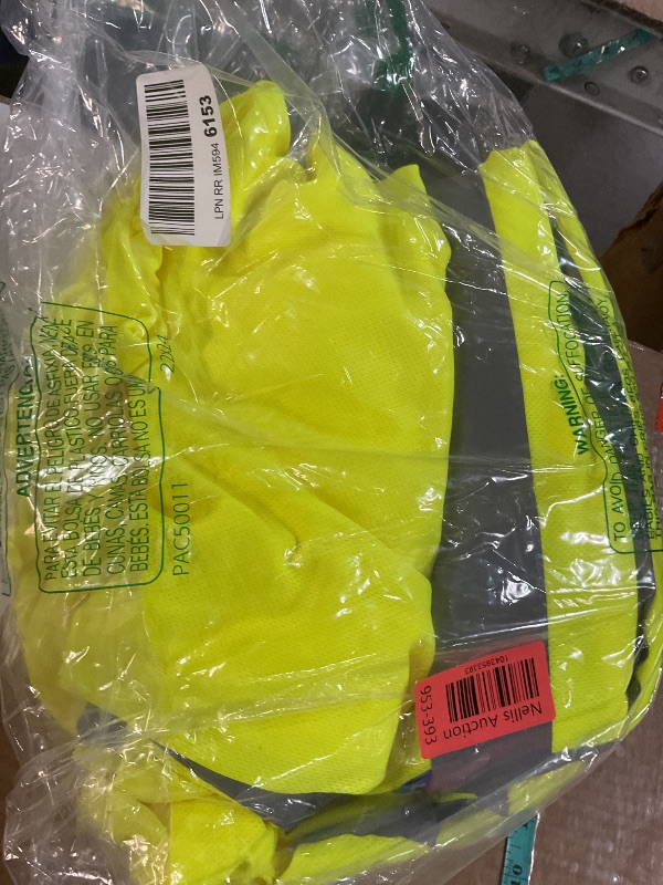 Photo 1 of LX Reflective Safety Shirt Long Sleeve High Visibility Reflective Breathable Yellow Fast Dry T Shirt for Work Warehouse Construction Class 3 SIZE 3XL 