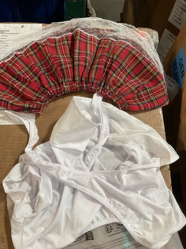Photo 1 of *one size* Acxico 1Set Sexy Lingerie Set School Girl Student Adult Cosplay Fancy Dress Uniform Costume