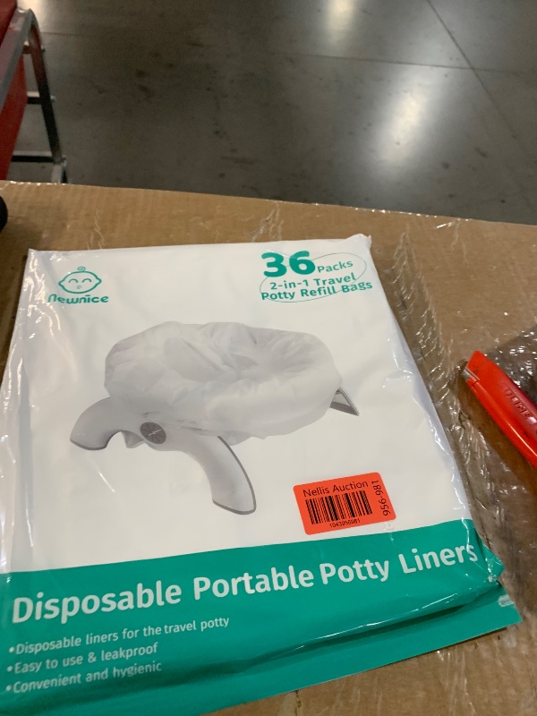 Photo 1 of 36 Packs Disposable Potty Bags, Portable Travel Potty Bags with 200ml Absorbent Pads, Potty Liners Compatible with OXO Tot 2-in-1 Go Potty, Potty Training Liners Fit Most Potty Chairs for Toddlers