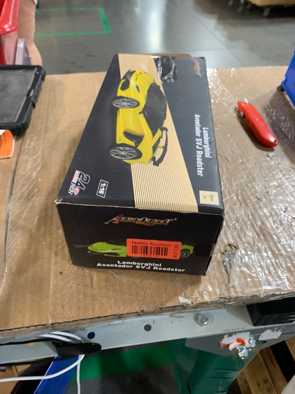 Photo 1 of AEROQUEST Remote Control Car for Lamborghini, Officially Licensed 1:16 Scale Lambo Hobby Rc Cars with Headlight, 2.4GHz Race Car Toys for Boy Girl 4-12 Years Old, 12Km/h, Birthday Gift