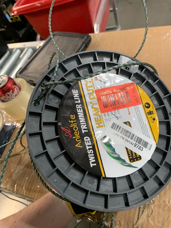 Photo 1 of A ANLEOLIFE 5-Pound Heavy Duty Twisted .155-inch-by-759-ft Dual Core String Spiral Trimmer Line Donut,with Bonus Line Cutter