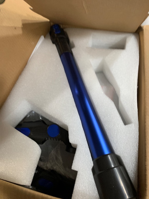 Photo 1 of ***(MISSING PARTS/ SEE NOTES)***
MBTTODF Cordless Vacuum Cleaner, 80000 RPM High-Speed Brushless Motor Powerful Vacuum Cleaners for Home, Up to 40 Mins Runtime, Stick Vacuum with 4* LED & Rechargeable 2600 mAh Battery