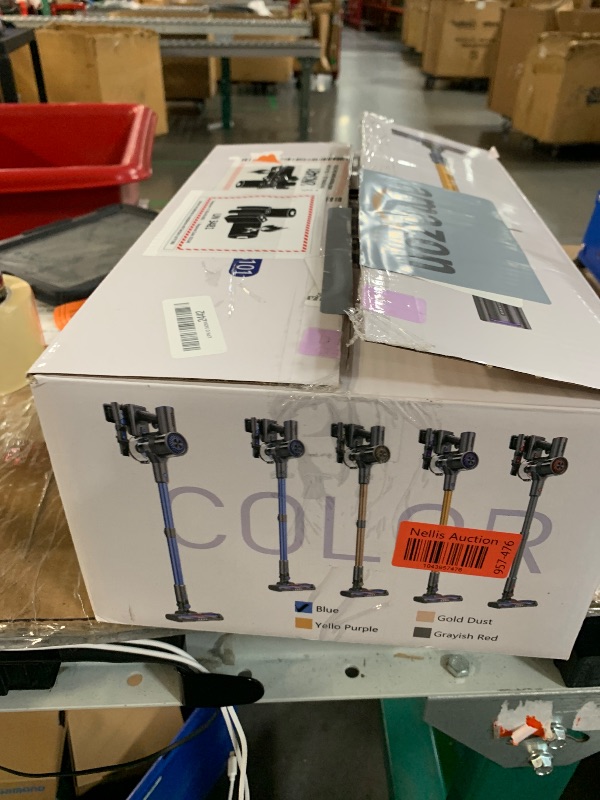 Photo 1 of ***(MISSING PARTS/ SEE NOTES)***
MBTTODF Cordless Vacuum Cleaner, 80000 RPM High-Speed Brushless Motor Powerful Vacuum Cleaners for Home, Up to 40 Mins Runtime, Stick Vacuum with 4* LED & Rechargeable 2600 mAh Battery