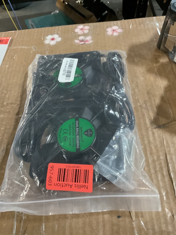 Photo 1 of 2pcs EC 120mm x 25mm Ball DIY Cooling Ventilation Exhaust Fan 110V 115V 120V 220V 240V AC Axial Case Muffin Fan (120 x 25mm)