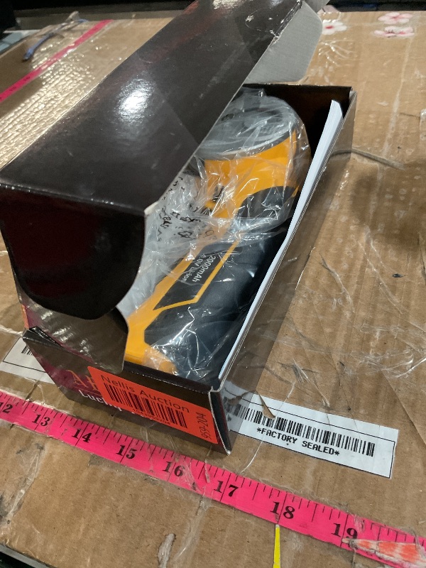 Photo 1 of (MISSING CHARGER) Cardboard Cutter Cordless Electric Scissors, Carpet Cutter Tool Box Cutter with Rechargeable & Safety Lock, Rotary Blade for Recycling Cutting Plastic Leather, Father's Day Gifts for Men Adult Crafter