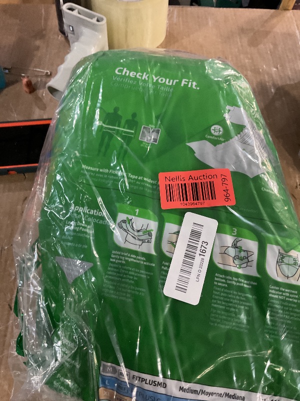 Photo 1 of (missing pieces) FitRight Extra+ Adult Diapers, Disposable Incontinence Briefs, Leak-Proof Diaper, Absorbent Briefs For Men and Women