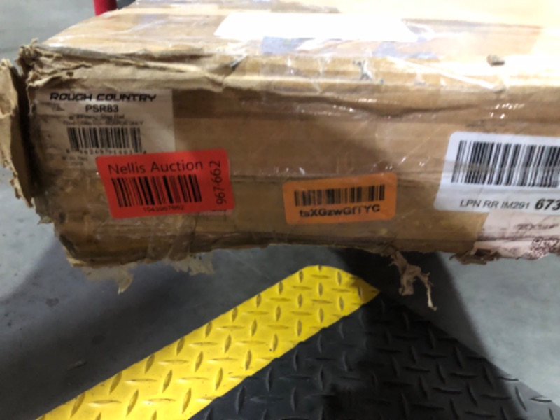 Photo 1 of *****************Missing brackets, hardware and motors***************
Rough Country Power Running Boards with LED Step Lights for Chevy Silverado & GMC Sierra 1500/2500HD/3500HD (2019-2025) Crew Cab - Electric Powerstep & Retractable Truck Steps