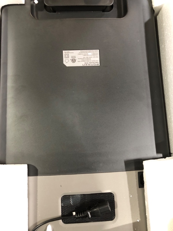 Photo 1 of ****PARTS ONLY******BONSEN Paper Shredder, 20-Sheet 60 Mins Nonstop Heavy Duty Paper Shredder for Office, 60dB Ultra Quiet Cross-Cut Shredder with 6.6 Gals Basket, Anti-Jam CD and Credit Shredder for Home Office (S3104)