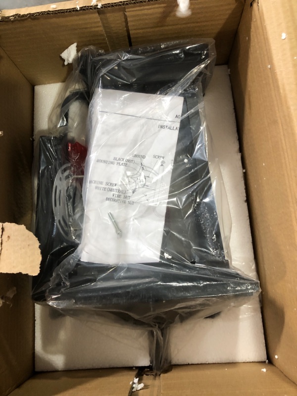 Photo 1 of (PARTS) (UNTESTED) Smeike Dusk to Dawn Outdoor Wall Lantern, Large Exterior Wall Sconce Light Fixture with E12 Base, Waterproof Wall Mount Light, Outdoor Wall Light for Porch