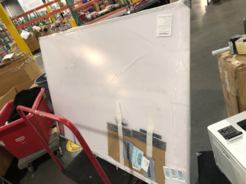 Photo 1 of ************BOARD IS SLIGHTLY BENT AND MINOR DENTS**************
VIZ-PRO Dry Erase Board/Magnetic Whiteboard, 72 x 48 Inches, Large Wall Mounted Board for School Office and Home 6' x 4'