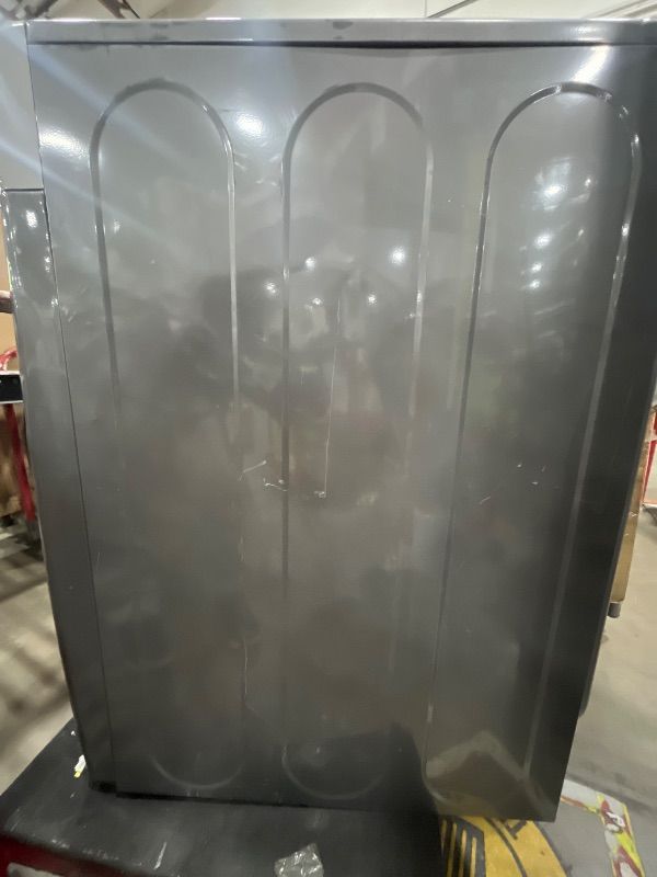 Photo 1 of (truck/trailer pick up only)
**missing power cord**
Kenmore 8.0 cu. ft. Front Load Electric Dryer with Wrinkle Guard & Accela Steam to Reduce Wrinkles, Static & Odors - Smart Sensor Drying - LED - ENERGY STAR Certified - Metallic Silver