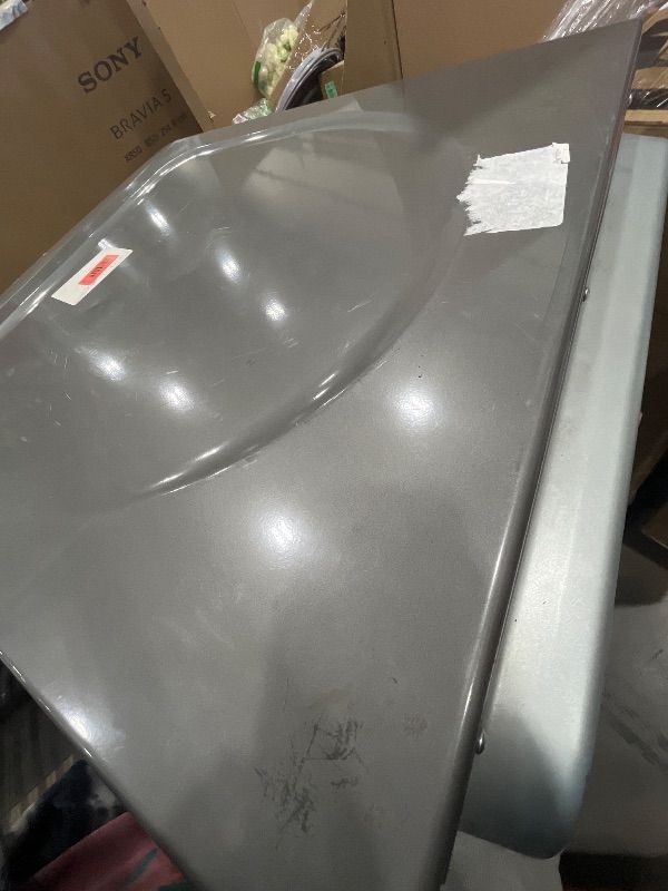 Photo 1 of (truck/trailer pick up only)
**missing power cord**
Kenmore 8.0 cu. ft. Front Load Electric Dryer with Wrinkle Guard & Accela Steam to Reduce Wrinkles, Static & Odors - Smart Sensor Drying - LED - ENERGY STAR Certified - Metallic Silver