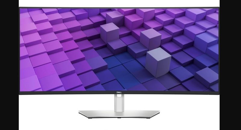 View 1 of • SEE NOTES • Dell UltraSharp U3818DW 38" 3840x1600 60Hz 21:9 5ms IPS Curved Monitor