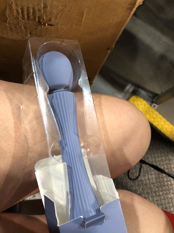 Photo 1 of ***MISSING PARTS***
EUOTHY Cordless Handheld Personal Massager - Soft Silicone & Waterproof & USB Rechargeable & Quiet Motor, with 12 Vibration Patterns, 3 Powerful Speeds, for Muscle Tension Relief - Rose Blue