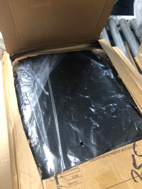 Photo 1 of (please see all images) Renovators Supply Manufacturing Black Plastic Soft Close Elongated Toilet Seat Quiet-Close Lid