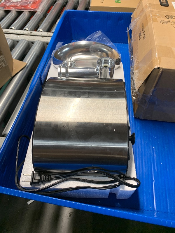 Photo 1 of (Incomplete item) CHEFFANO Meat Grinder, 2600W Max Stainless Steel Meat Grinder Electric, ETL Approved Heavy Duty Meat Mincer Machine with 2 Blades