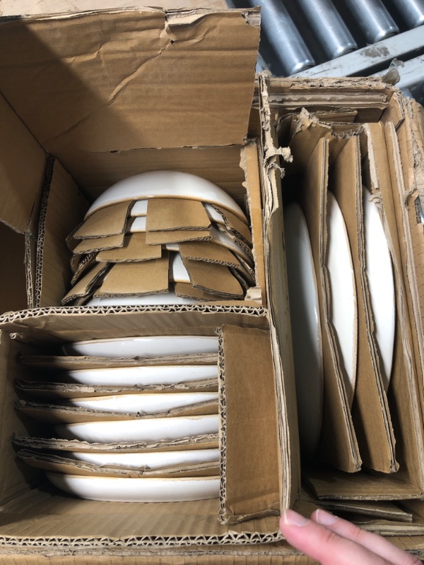 Photo 1 of (PARTIAL SET) AmorArc Ceramic Dinnerware Sets,Handmade Reactive Glaze Stoneware Plates and Bowls Sets,Highly Chip and Crack Resistant | Dishwasher & Microwave Safe Dishes Set,Service for 8 (24pc)