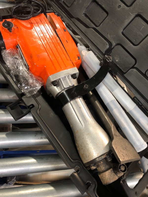 Photo 1 of (item sold for parts only) VEVOR Demolition Jack Hammer, MAX 2200W Electric Jackhammer Heavy Duty, 1350 BPM Concrete Breaker