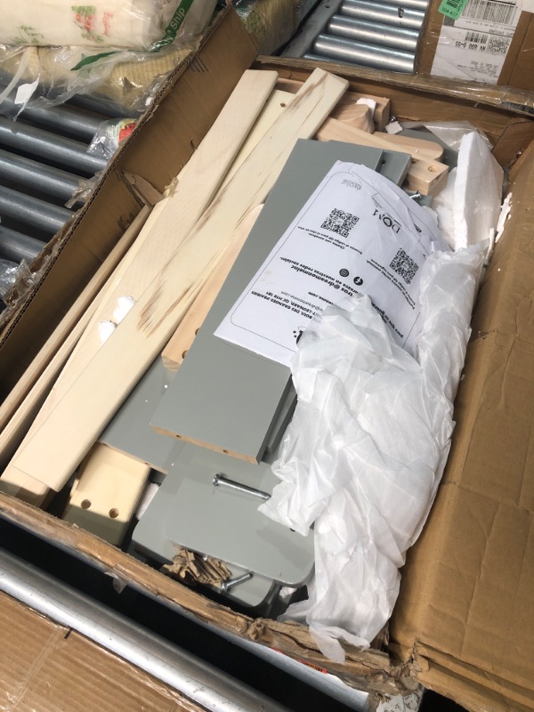 Photo 1 of (PARTS) (NOT THE COMPLETE SET) Dream On Me Osko Convertible Toddler Bed Made with Sustainable New Zealand Pinewood in Grey, JPMA & Greenguard Gold Certified, Non-Toxic Finish