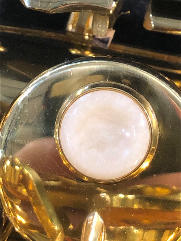 Photo 1 of (USED/FAIR) (UNABLE TO TEST FUNCTIONALITY) Jean Paul AS-400 Alto Saxophone - Golden Brass Lacquered