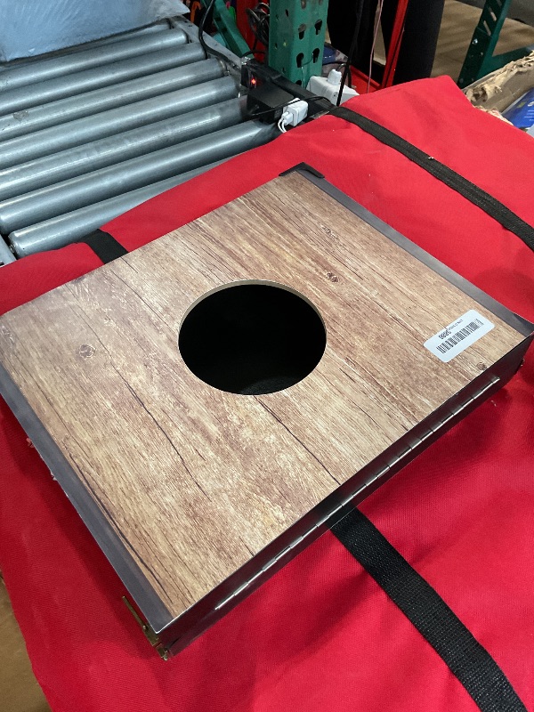 Photo 1 of (Incomplete) (see images) ROPODA Portable Cornhole Board Set, 24 x 16 in Corn Hole Games for Adults with 8 Bean Bags, Lightweight Aluminum 
