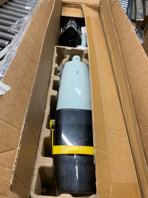 Photo 1 of (2025 Upgraded) Cordless Handheld Pool Vacuum, Rechargeable Pool Cleaner with Telescopic Pole and Fine-Sponge, Powerful Suction, Ideal for Above & In-Ground Pools, Spas, Hot Tubs, Yellow