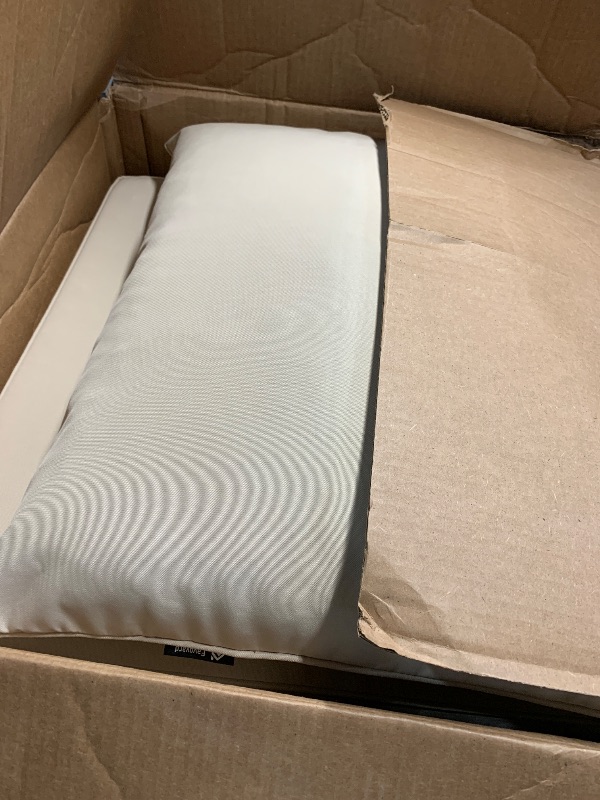 Photo 1 of (USED/FAIR) Favoyard Outdoor Seat Cushion Set 24 x 24 Inch Waterproof & Fade Resistant Patio Furniture Cushions with Removable Cover Deep Seat & Back Cushion with Handle and Adjustable Straps for Chair Sofa Couch