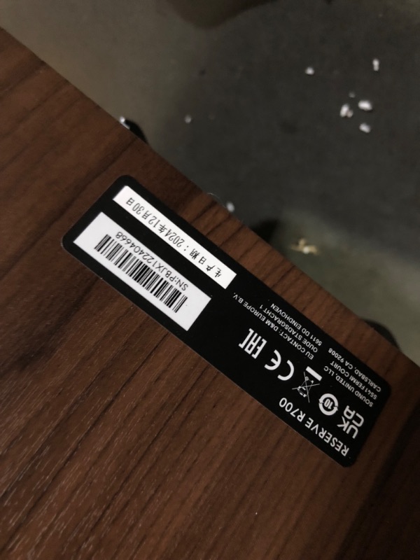 Photo 1 of (Damaged)(parts only) Polk Audio Reserve Series R700 Tower Speaker, 1" Tweeter, a 6.5" Woofers & Dual 8" Long-Throw Drivers, Hi-Res Certified, Dolby Atmos & IMAX Enhanced 