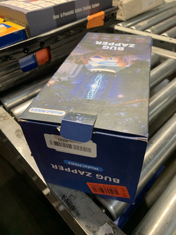 Photo 1 of Bug Zapper Outdoor, 2025 Upgraded 3 in 1 Rechargeable Bug Zapper with 5000mAh Battery & LED Night Light, 4000V Cordless Waterproof Mosquito Zapper for Outside,Patio,Backyard,Garden Black