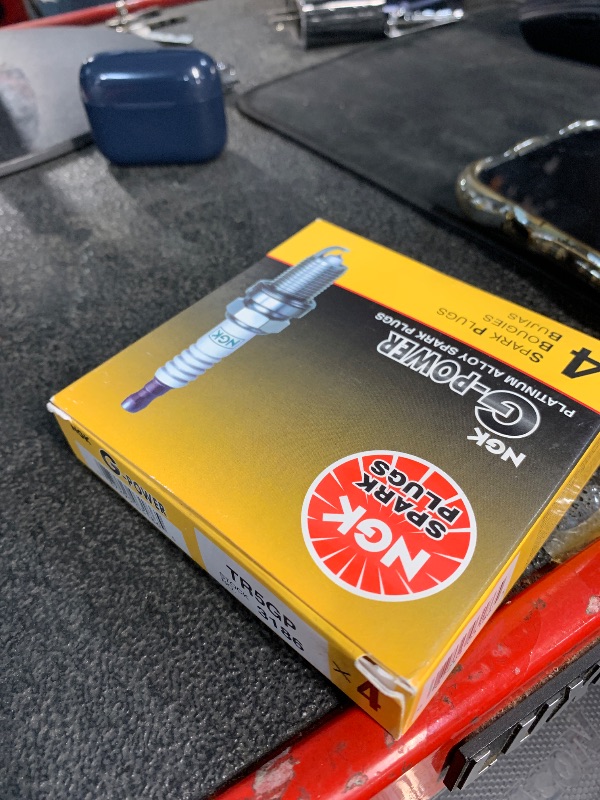 Photo 1 of (8-Pack) NGK Spark Plugs TR5GP (Stock # 3186)