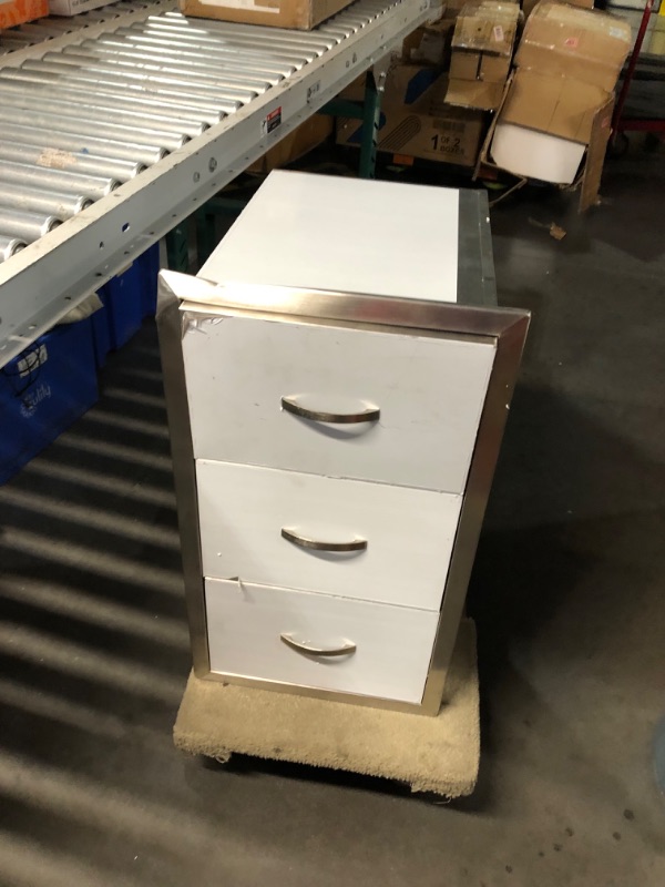 Photo 1 of *** STOCK PHOTO *** *** DENTED*** *** MINOR DENTS***3 Drawer File Cabinet, Vertical File  