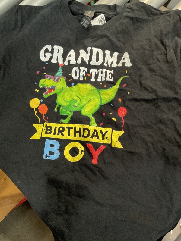 Photo 1 of (medium runs small) Grandma of the Birthday Boy T-Rex RAWR Dinosaur Birthday boy (medium)