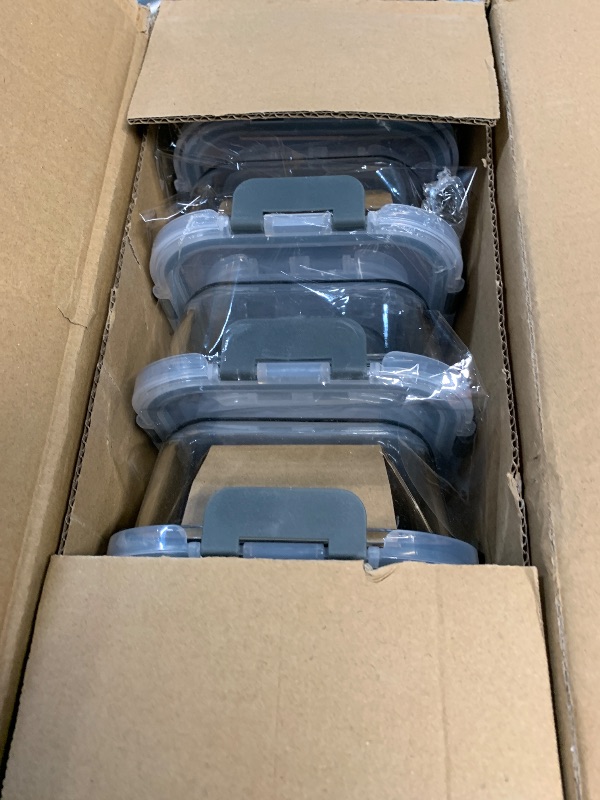 Photo 1 of [10-Pack] Glass Meal Prep Containers with Lids, MCIRCO Food Storage Containers with Snap Locking Lids, Airtight Lunch Containers, Microwave, Oven, Freezer and Dishwasher