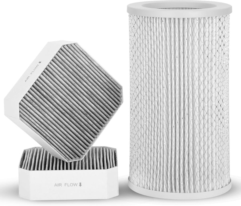 Photo 1 of ??????? Filter Replacement Fit for Molekule(3 Pack),1 HEPA-Filter and 2 Pre-Filter Replacement Fit for Molekule Air Filter,Efficient Adsorption Air Purifier Fliter Replacement Sets for Molecule