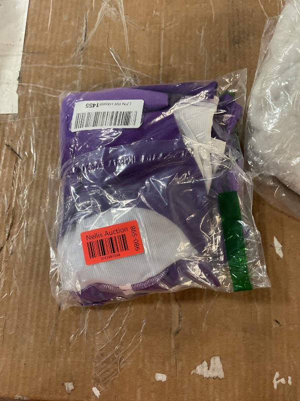 Photo 1 of (XL) (BAGGED) (USED/FAIR) Nimsruc Two Piece Outfits For Women Casual Jogging Suits Long Sleeve Tracksuits Bodycon Crew Neck Sweatsuits Pants Sets Matching Purple Gradient XL