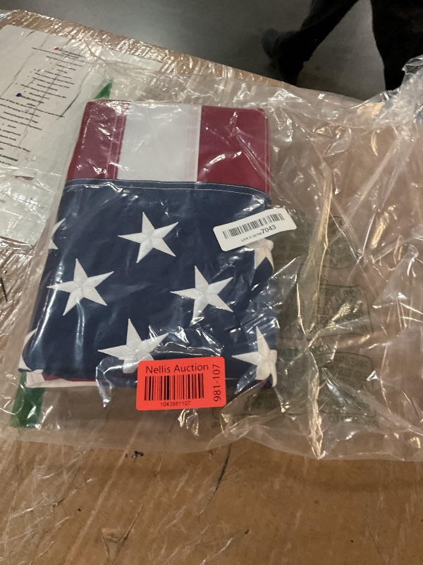 Photo 1 of 3x5 ft American Flags for Outside - Outdoor US Flag with Embroidered Stars and Sewn Strips | Outdoor Flags & Banners with Metal Grommets | Outdoor American Flag Heavy Duty | Lenex