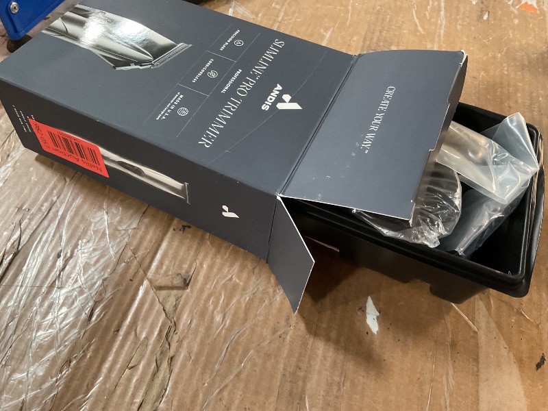 Photo 1 of ***(PARTS ONLY/ NON FUNCTIONAL)***
Andis 32810 Slimline Pro Cord/Cordless Beard Trimmer, Lithium Ion T-Blade Trimmer, Close Cutting T-Blade Zero Gapped, Chrome