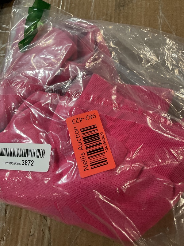 Photo 1 of (BAGGED) FKEEP Womens Sweatsuits 2 Piece Outfits Half Zip Sweatshirt Sweat Shorts with Pockets Lounge Sets Casual Fall Outfits(Hot Pink,X-Large)