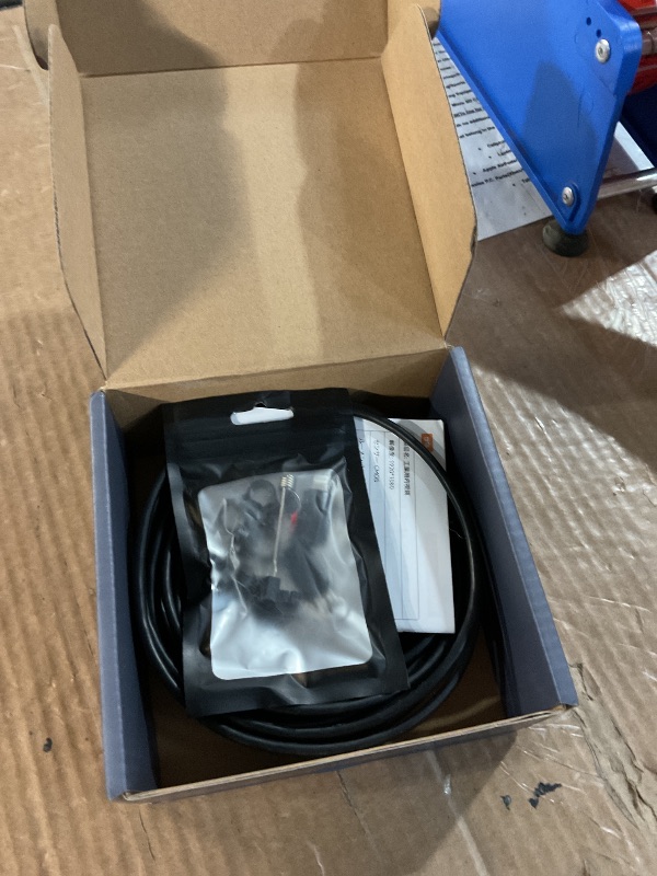 Photo 1 of (PARTIAL SET) (CAMERA ONLY) Endoscope Camera with Light, 1920P HD Borescope Camera with 8 Adjustable LED Lights, 32.8ft Semi-Rigid Snake Camera with Light, IP67 Waterproof 7.9mm Inspection Camera for iOS and Android