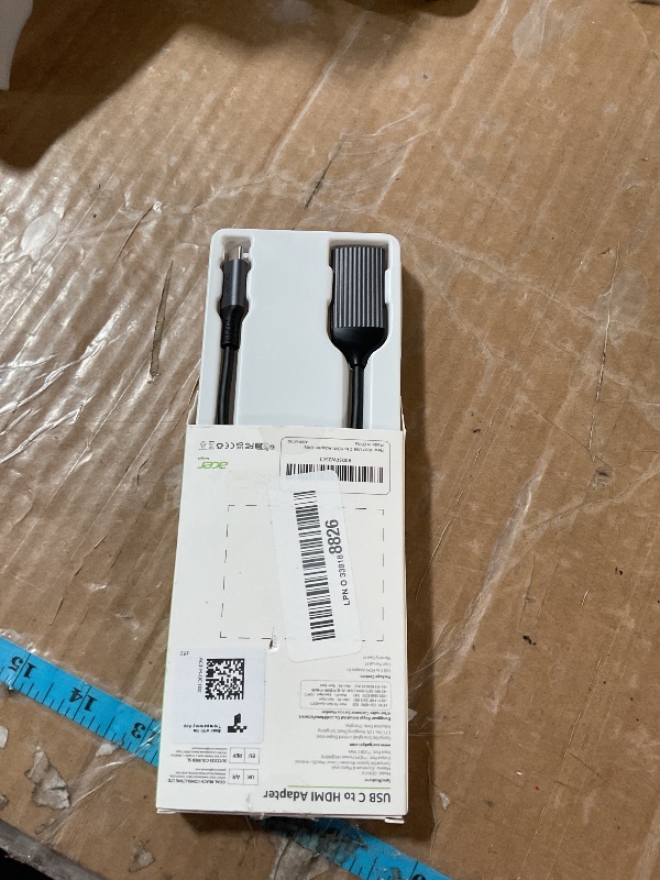 Photo 1 of acer USB-C to HDMI Adapter 4K@60Hz, (High Speed, Thunderbolt 3/4) Type C to HDMI Converter Compatible with MacBook Pro/Air, iPhone 16 15 Pro/Max, iPad Pro/Air, Surface, Dell XPS, Chromebook and More