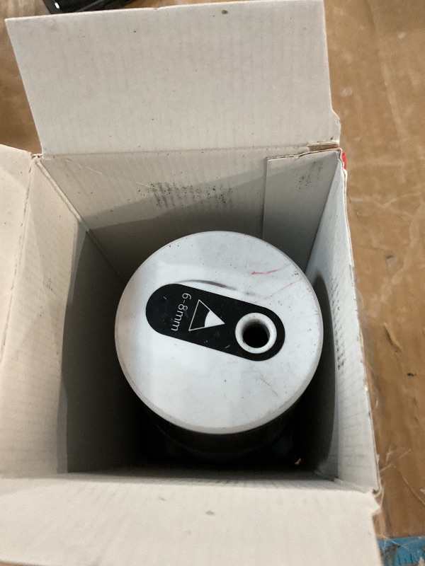 Photo 1 of ***(MISSING POWER CORD/ UNABLE TO TEST)***
JARLINK Electric Pencil Sharpener, Heavy-Duty Helical Blade to Fast Sharpen, Auto Stop for No.2/Colored Pencils(6-8mm), USB/Battery Operated in School Classroom/Office/Home (White)