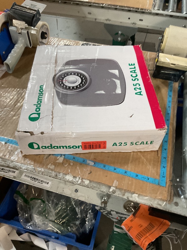 Photo 1 of Adamson A25 Scales for Body Weight - Up to 400 LB - 5.3" Dial on 12.4" x 10.2" Platform - Anti-Skid Rubber Surface - High Precision Bathroom Scale Analog - Durable with 20-Year Assurance - Grey