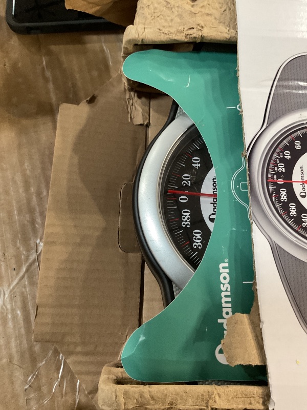 Photo 1 of Adamson A25 Scales for Body Weight - Up to 400 LB - 5.3" Dial on 12.4" x 10.2" Platform - Anti-Skid Rubber Surface - High Precision Bathroom Scale Analog - Durable with 20-Year Assurance - Grey