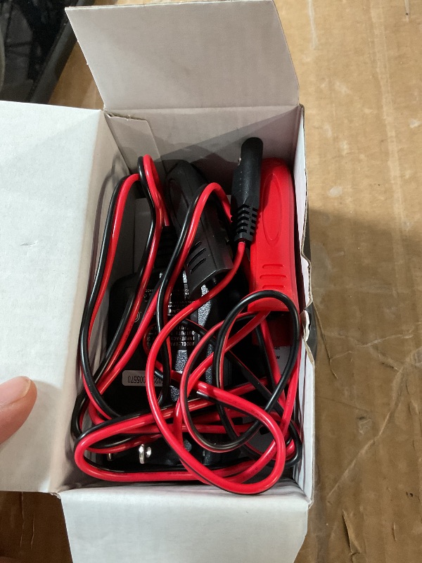 Photo 1 of 6V 12V Battery Charger 1.5A Automatic Battery maintainer trickle Battery Charger Smart Float Charger for auto car Motorcycle Lawn Mower Boat Motorcycle Snowmobile