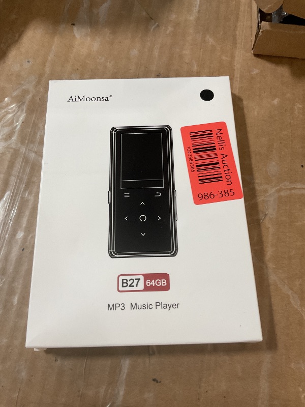 Photo 1 of 64GB MP3 Player with Bluetooth 5.2, AiMoonsa Music Player with Built-in HD Speaker, FM Radio, Voice Recorder, HiFi Sound, E-Book, Earphones Included