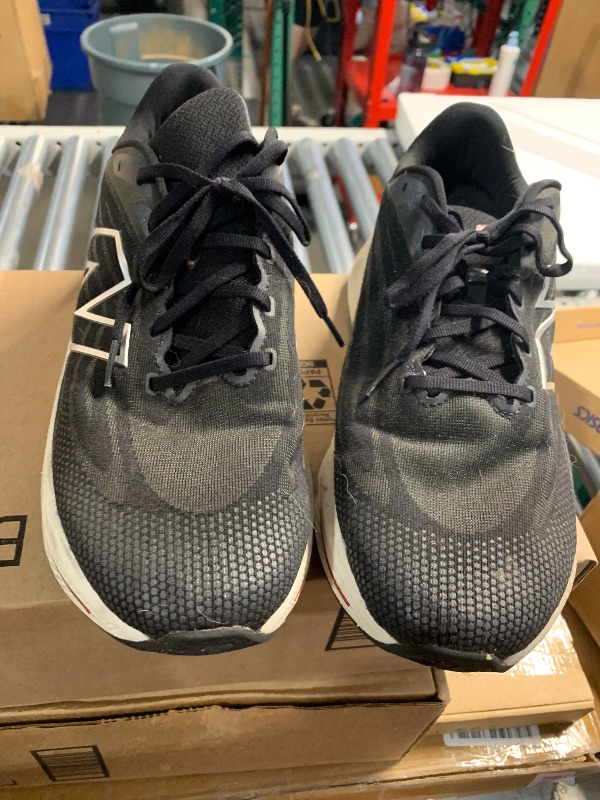 Photo 1 of ***(HEAVILY USED/ MINOR DAMAGE)***
New Balance Men's MWWKEV1 Walking Shoe, Black/Team Red/Silver, 11 X-Wide