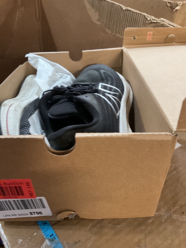 Photo 1 of ***(HEAVILY USED/ MINOR DAMAGE)***
New Balance Men's MWWKEV1 Walking Shoe, Black/Team Red/Silver, 11 X-Wide