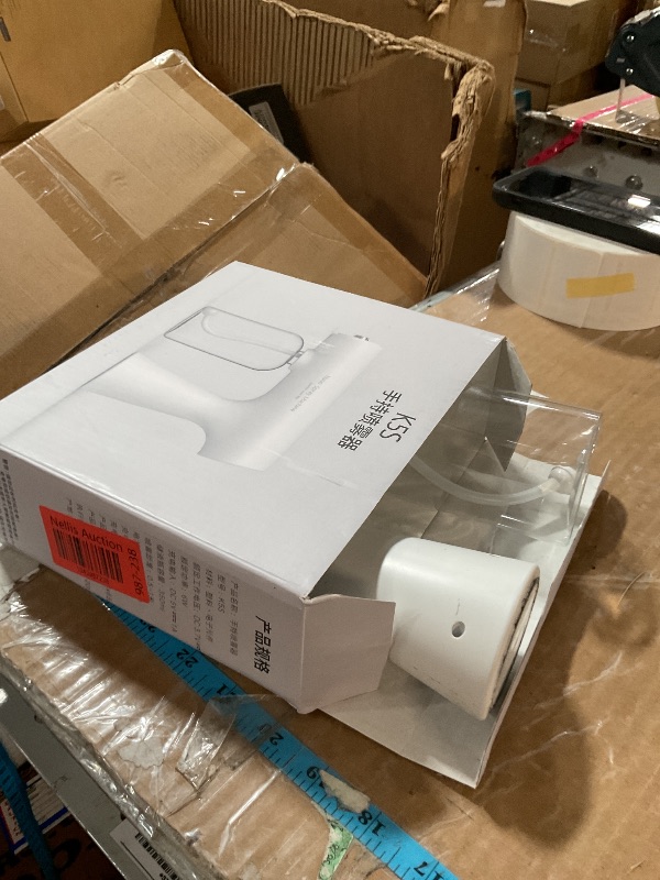 Photo 1 of ***(HEAVILY USED/ MINOR DAMAGE)***
K5S Wireless Charging Handheld Household Nano-Spray Gun, Blue Light Atomizer, Suitable for Watering Plants and Trees
